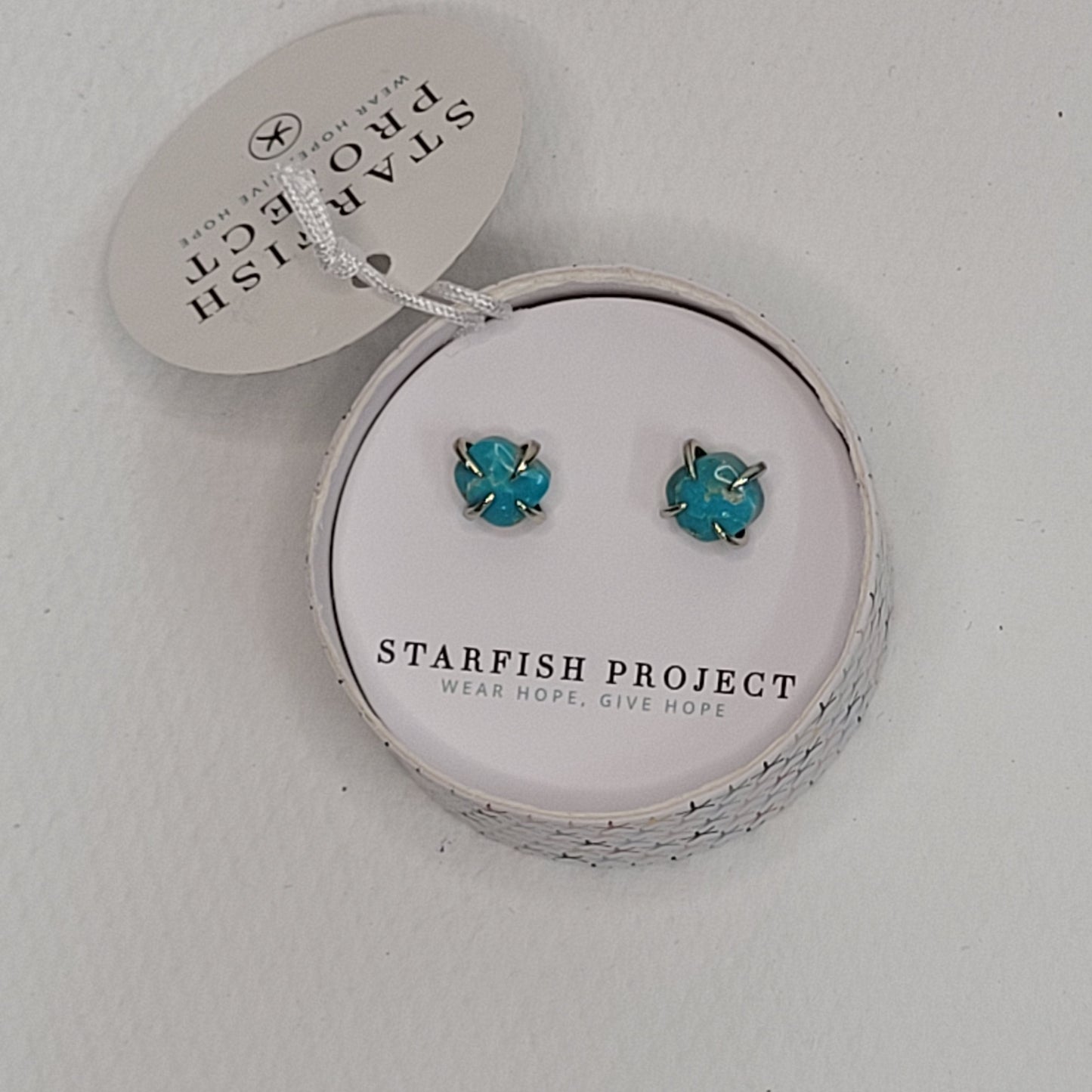 Turquoise Studs by Starfish Project