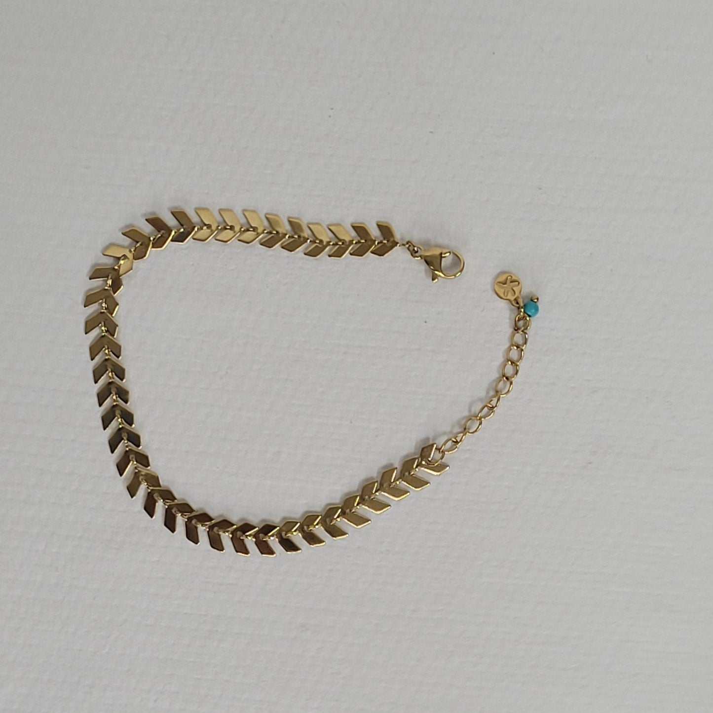 Gold Chevron Bracelet by Starfish Project