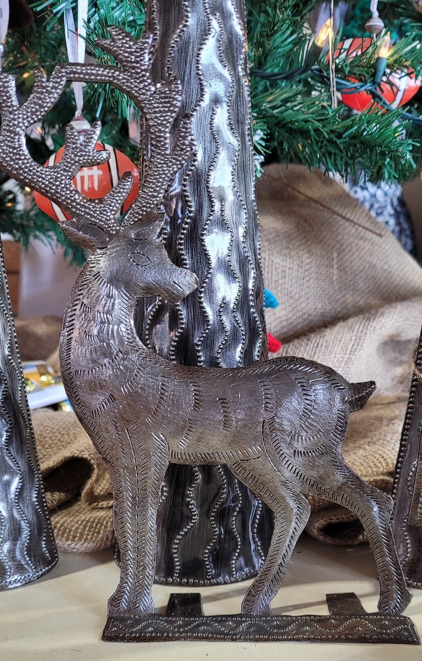 Handcrafted Metal Work Deer by Papillion