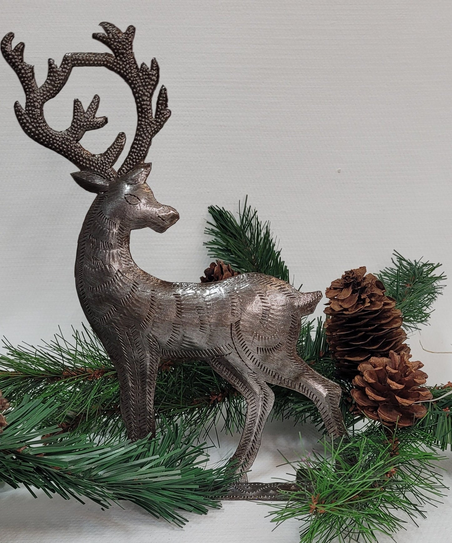 Handcrafted Metal Work Deer by Papillion