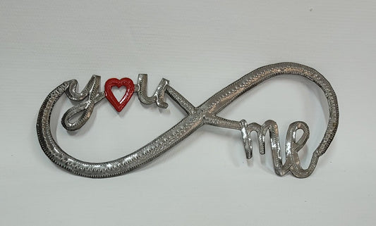 You & Me metal art by Singing Rooster