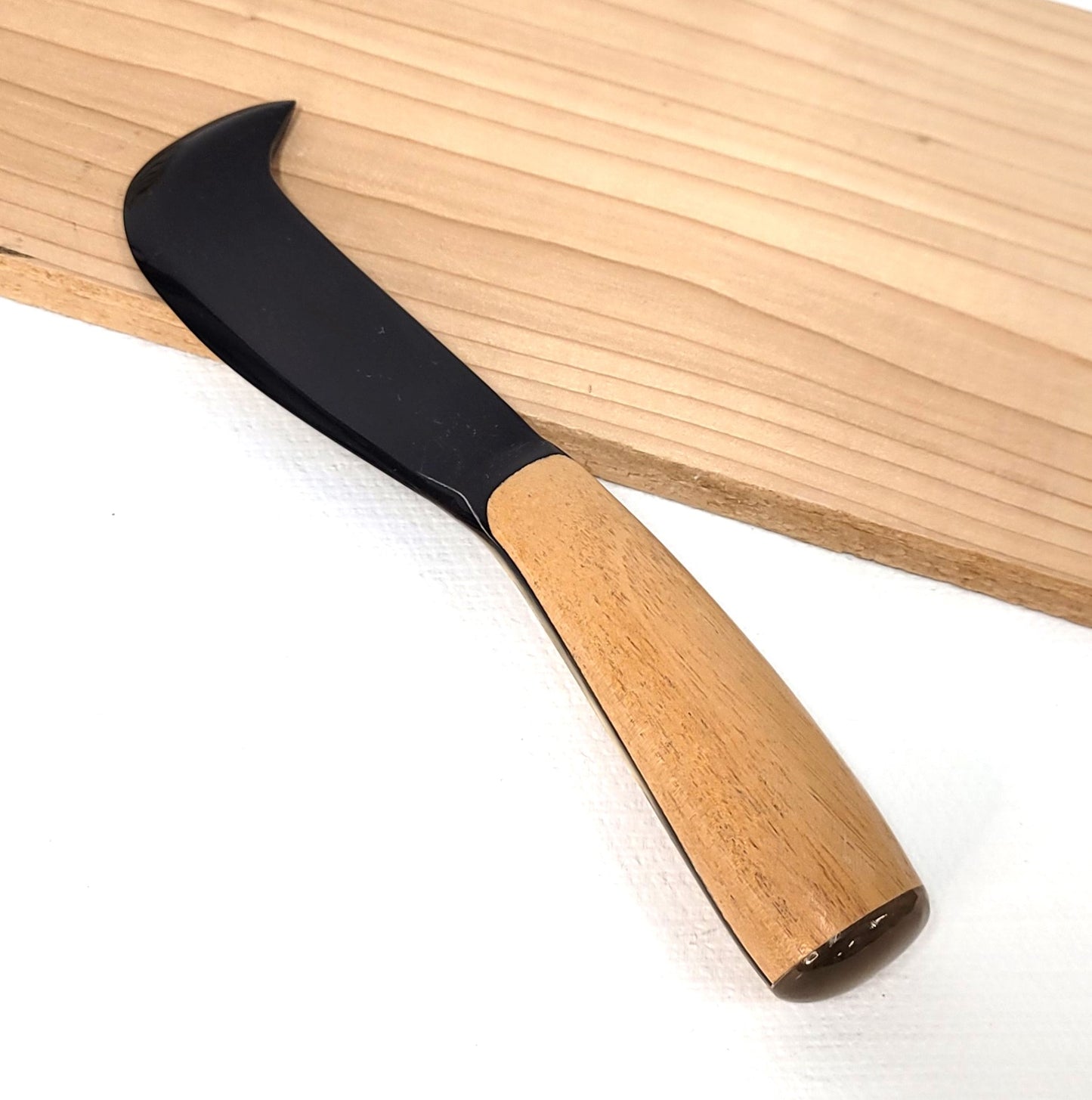 Wood & Horn Cheese Knife/Spreader