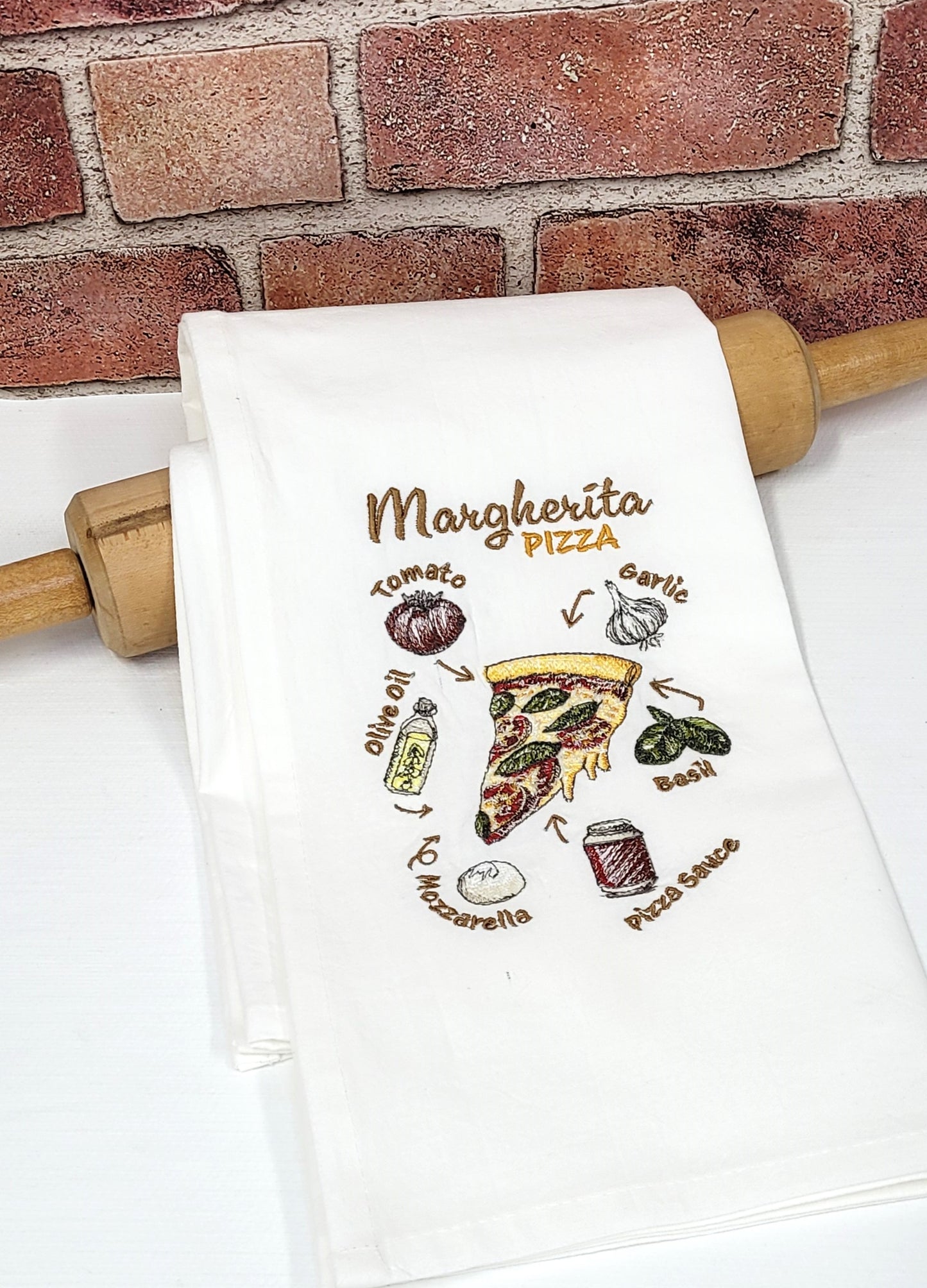 Embroidered Flour Sack Towels