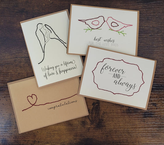 Wedding Greeting Cards (set of 4)