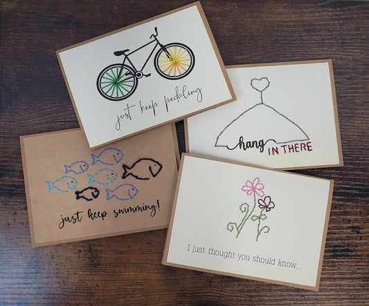 Encouragement Greeting Cards (set of 4)