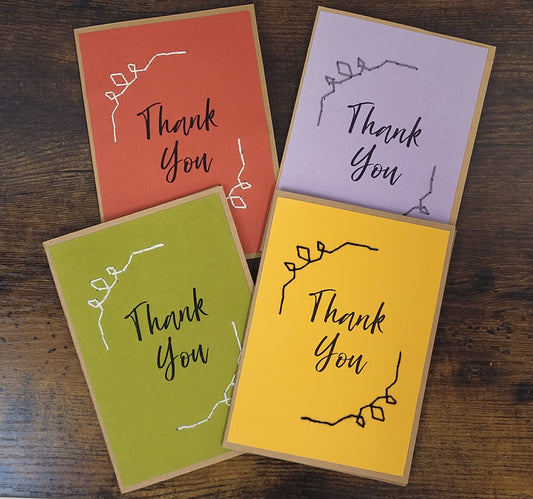 Thank You Greeting Cards (set of 4)