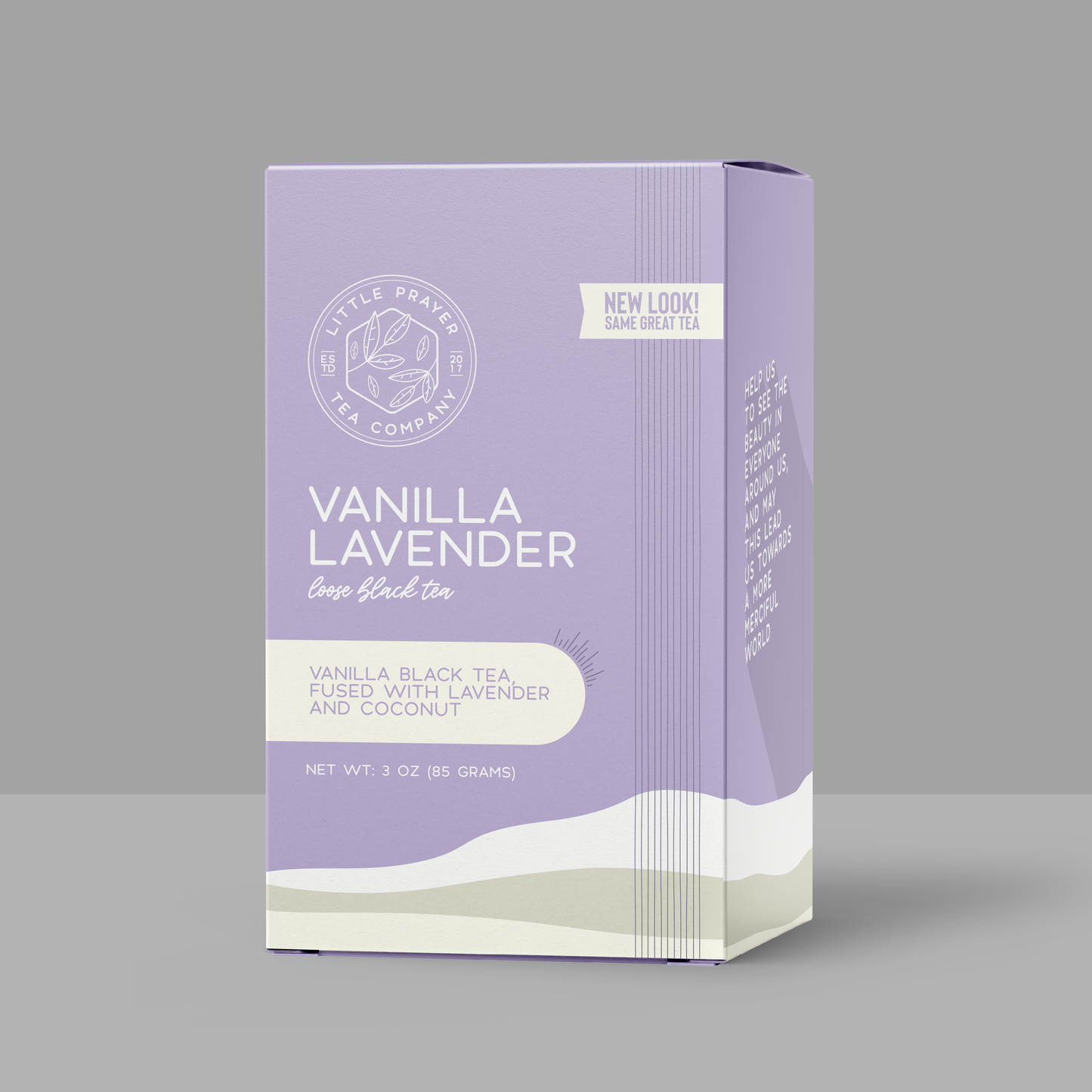 Vanilla Lavender | Loose Leaf Black Tea | Dessert Tea | 3 oz Box