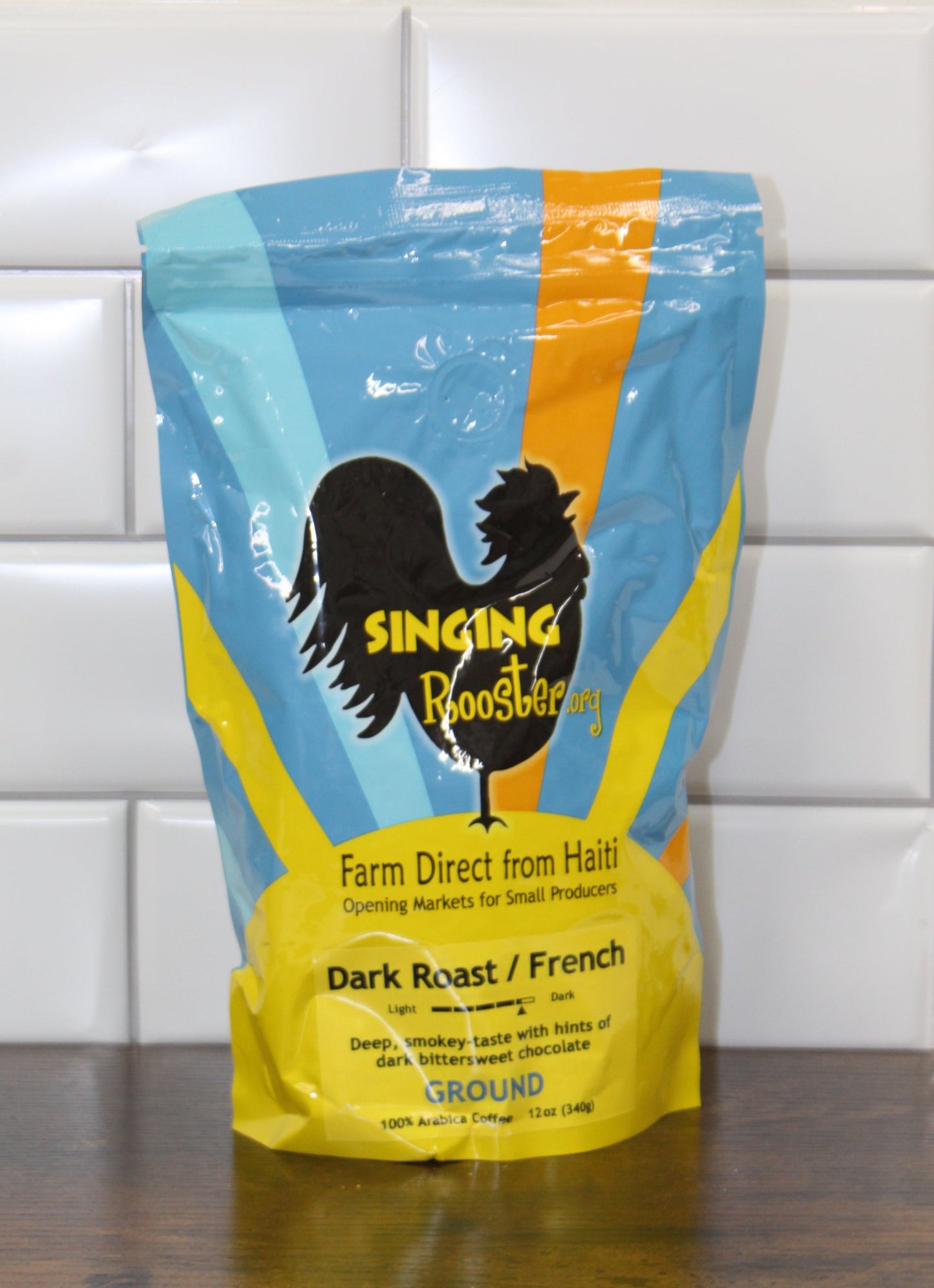 Haitian Dark French Roast coffee by Singing Rooster