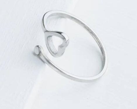 Silver Heart Ring by Starfish Project