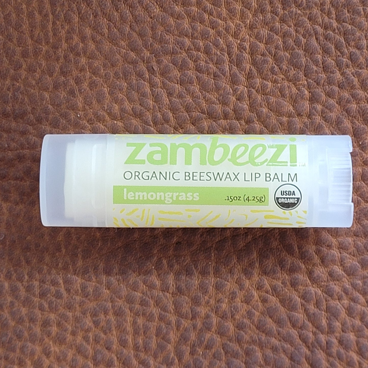 Lemongrass Beeswax Lip Balm by Zambeezi