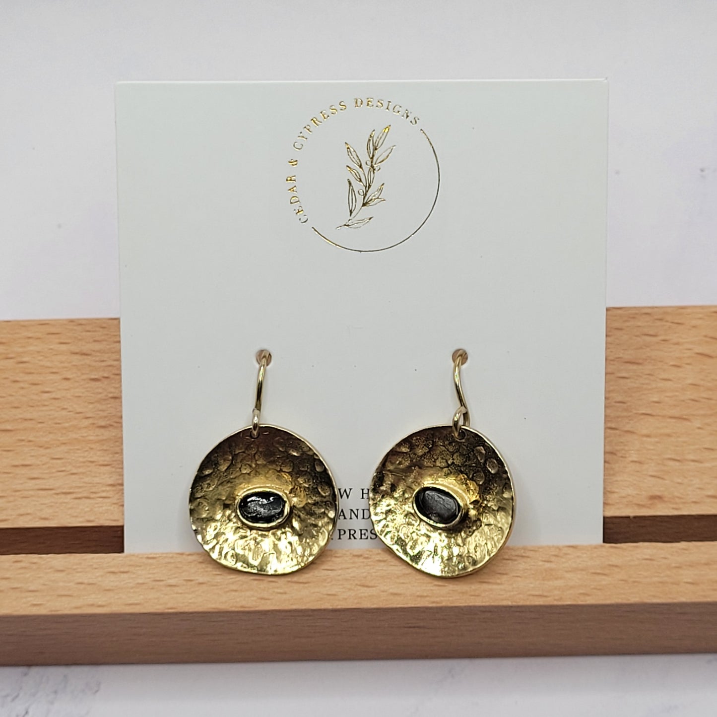 La Gonave Earrings - Horn by Cedar & Cypress Designs