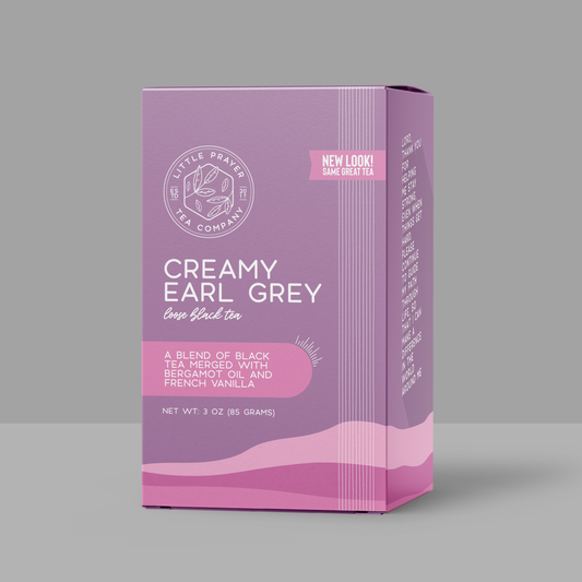 Creamy Earl Grey Tea | Organic Black Tea | Classic Bergamot | 3 oz Box