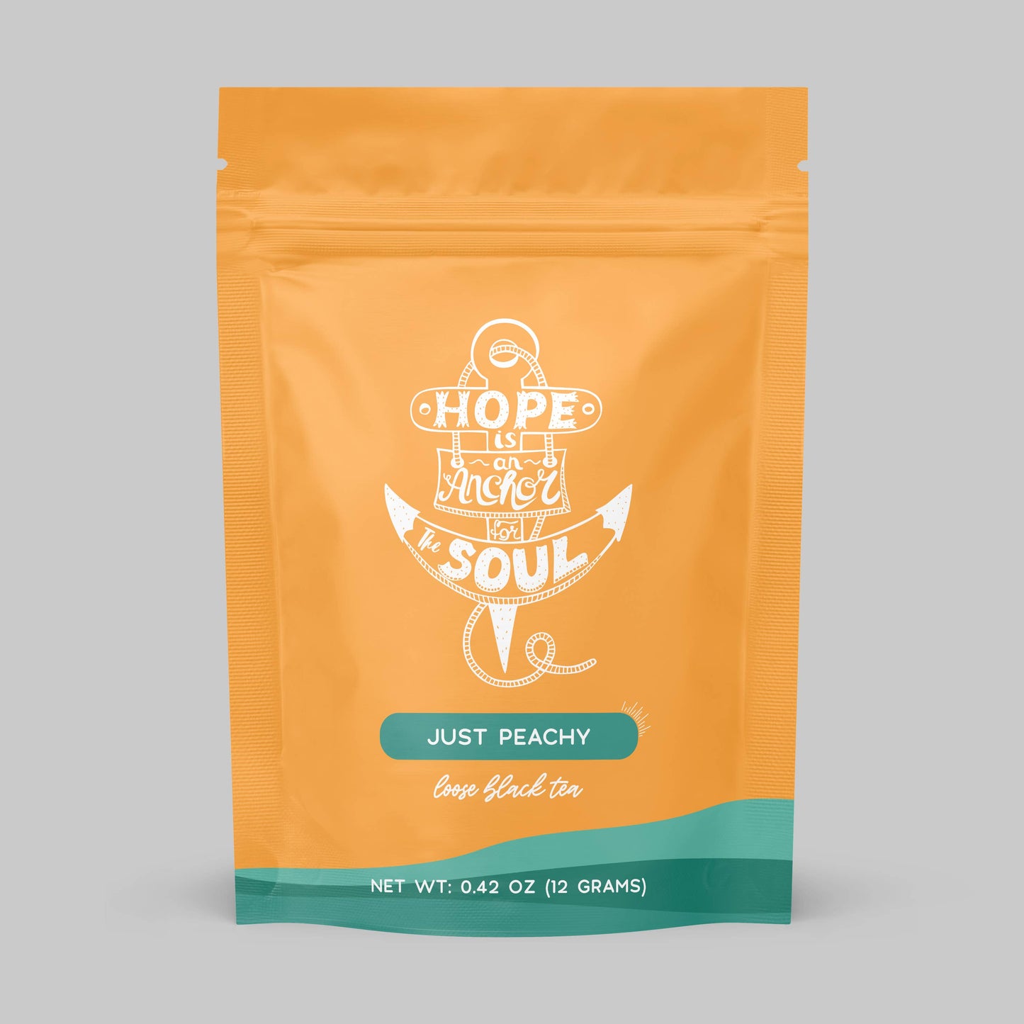 Bible Verse Tea | "Hope Is An Anchor" | Peach Black Tea | .39oz